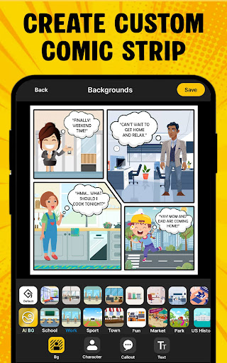 Cartoon Comic Strip Maker screenshot 10