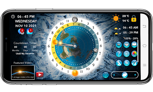 Flat Earth Sun & Moon Clock screenshot 9