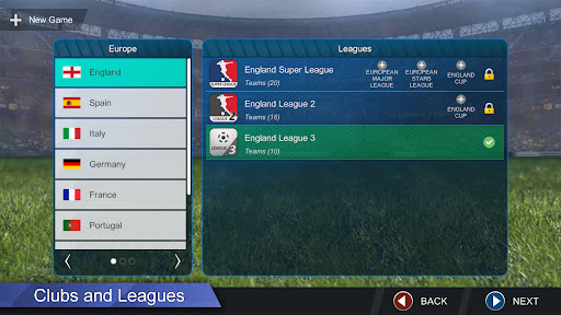 Pro League Soccer screenshot 2
