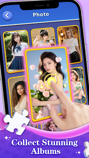 Heartstring Puzzle-Girl Jigsaw screenshot 2