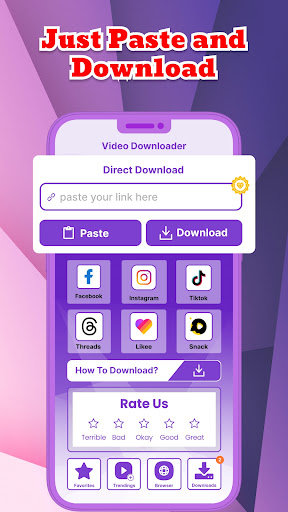 HD Video Downloader Quick Save screenshot 1