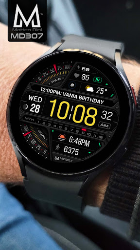 MD307 Digital watch face screenshot 8