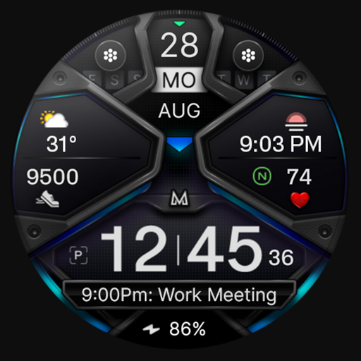MD326 3D Modern Watch Face cover