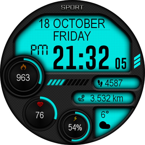Digital Iwasa Watch Face screenshot 7
