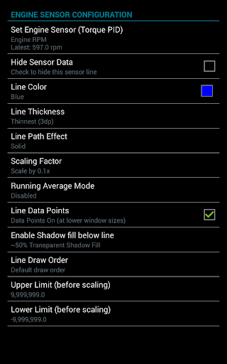 Realtime Charts for Torque Pro screenshot 2