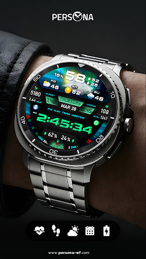 PER27 Digital Watch Face screenshot 22