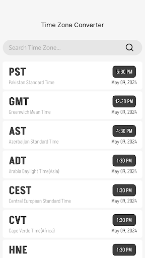 World Clock – World time clock screenshot 4
