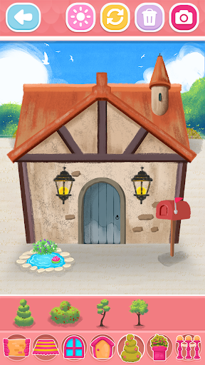 Glitter House coloring for kid screenshot 10