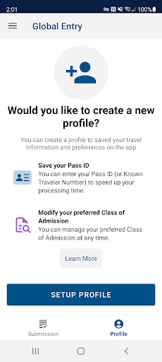 Global Entry screenshot 1