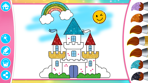 Princess Coloring Book & Games screenshot 5