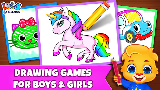Drawing Games: Draw & Color screenshot 4