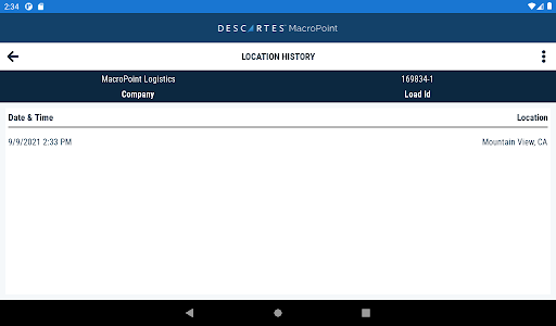 MacroPoint for Truckers screenshot 11