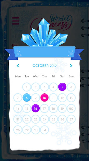 Winter Princess Diary: Lock screenshot 18
