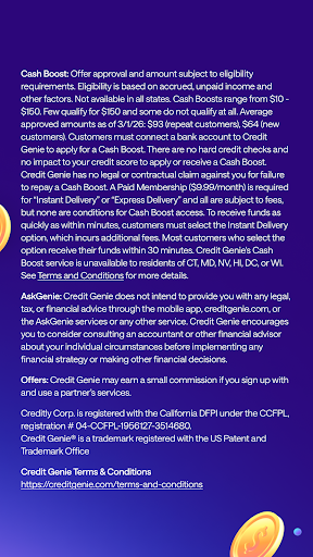 Credit Genie: Get Cash Advance screenshot 12
