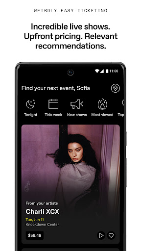 DICE: Live Shows screenshot 1