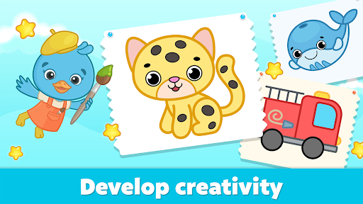 Coloring for Kids: Drawing 2-6 screenshot 14