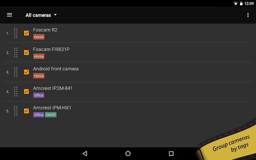 tinyCam Monitor PRO for IP Cam screenshot 1