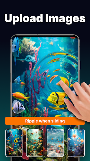 Ripple & 3D Live Wallpaper screenshot 1