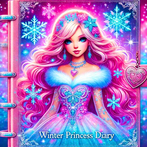 Winter Princess Diary: Lock cover