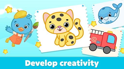 Coloring for Kids: Drawing 2-6 screenshot 10