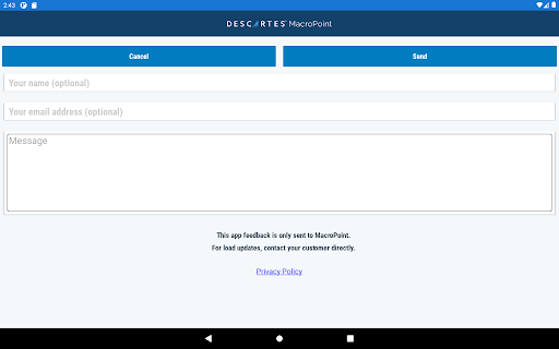 MacroPoint for Truckers screenshot 6