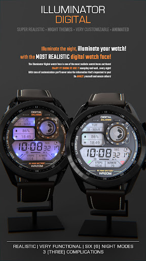 ILLUMINATOR Digital Watch face screenshot 16