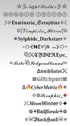 ArtFonts: Stylish Text screenshot 13