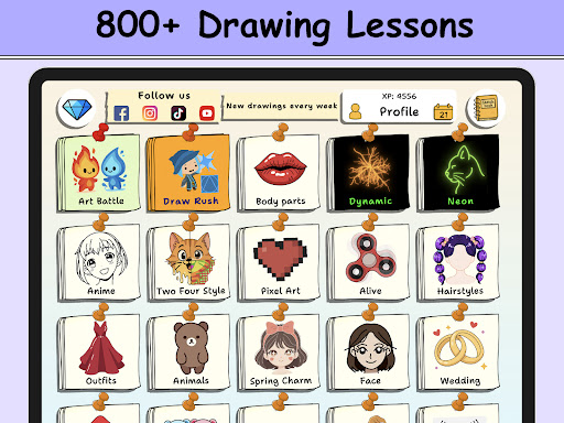 ArtLoop: Learn how to draw screenshot 18