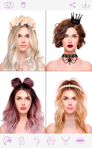 Virtual Hair Style Changer screenshot 14