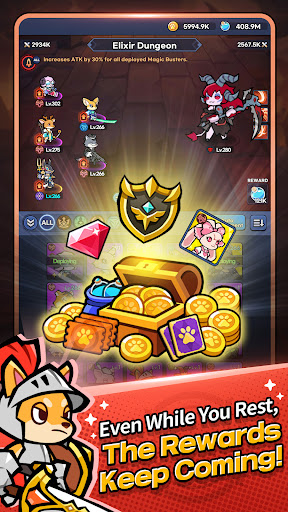 Animal Busters : Idle RPG screenshot 1