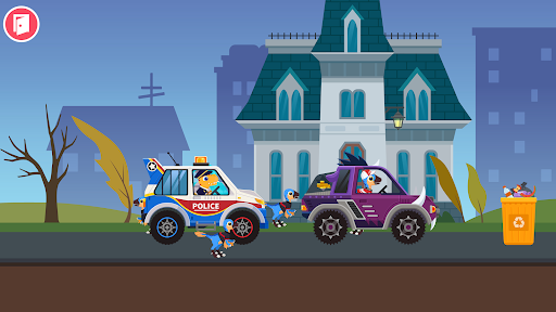 Dinosaur Police Car Games kids screenshot 3