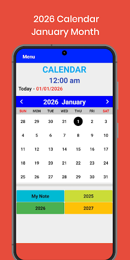 2026 Calendar screenshot 3