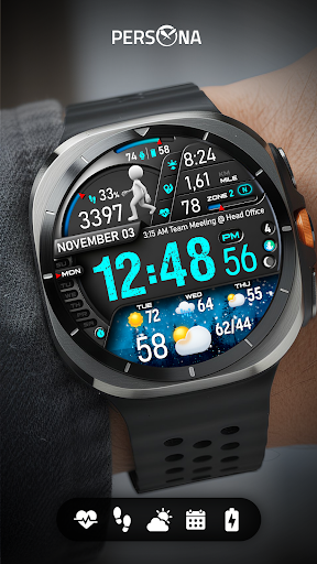PER23 Digital Watch Face screenshot 18