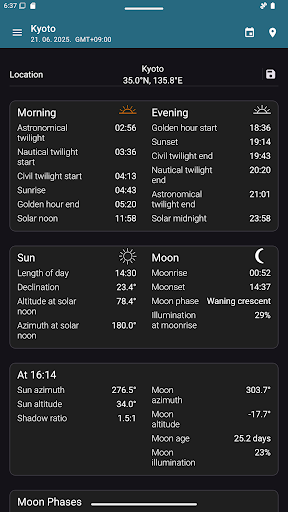 Sun Position: Sunrise/set PRO screenshot 24