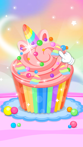 Unicorn Cake Cooking Games 2-6 screenshot 4