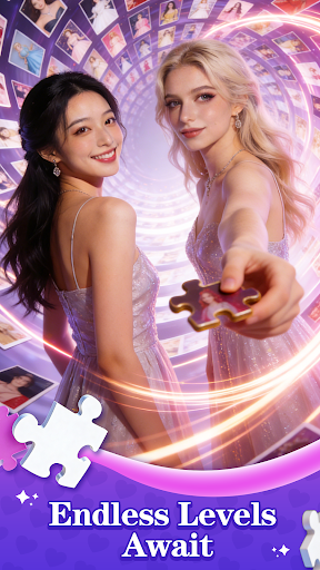 Heartstring Puzzle-Girl Jigsaw screenshot 1