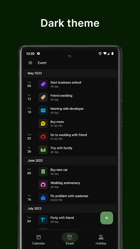 Holiday Calendar screenshot 3