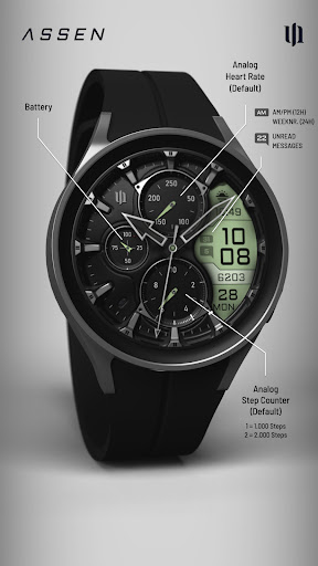 S4U Assen - Hybrid watch face screenshot 2