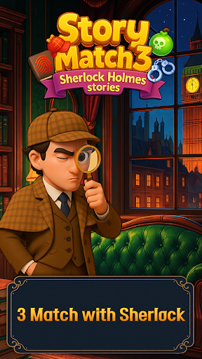 Sherlock Holmes Mystery Match3 screenshot 2