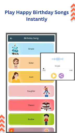 Birthday video maker screenshot 1
