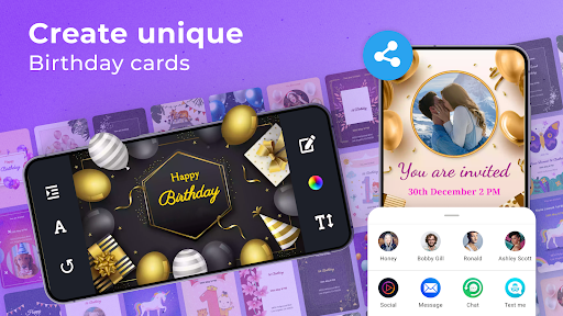 Birthday Invitation Card Maker screenshot 27
