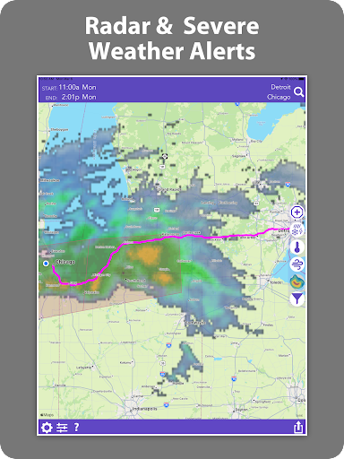 Drive Weather With Live Radar screenshot 12