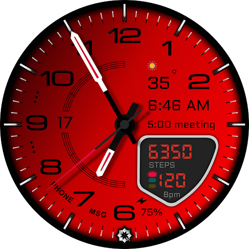 D355 Premium Watch Face screenshot 3