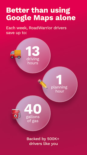 RoadWarrior Route Planner screenshot 1