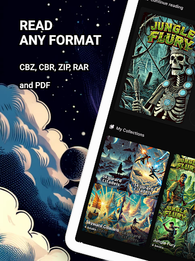 Comic Reader CBR, CBZ & PDF screenshot 2