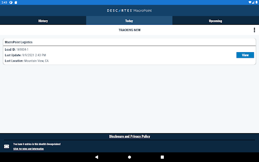 MacroPoint for Truckers screenshot 8