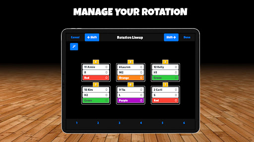 Volleyball Rotations screenshot 7