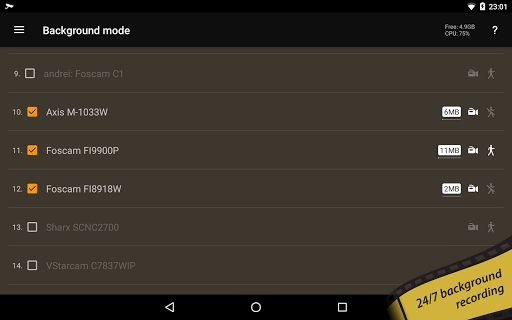 tinyCam Monitor PRO for IP Cam screenshot 19