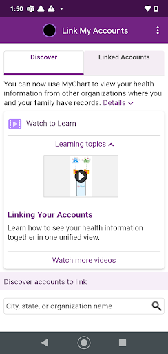 Trinity Health MyChart screenshot 2