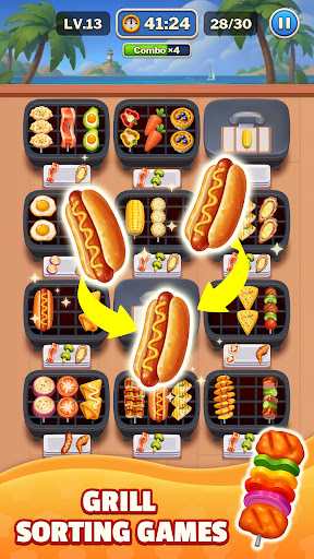 Grill Match - Food Sort Puzzle screenshot 17